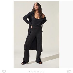 NWT cozy lounge wide leg pants